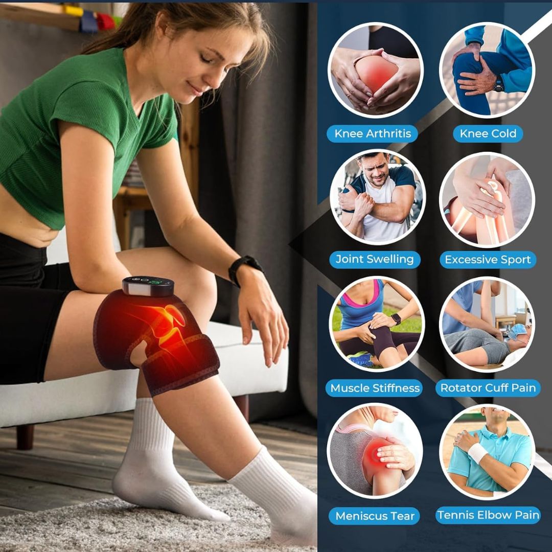 KneeWrap™ Knee Heated Massager