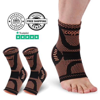 NeuroSocks™ Copper Infused Ankle Sleeve