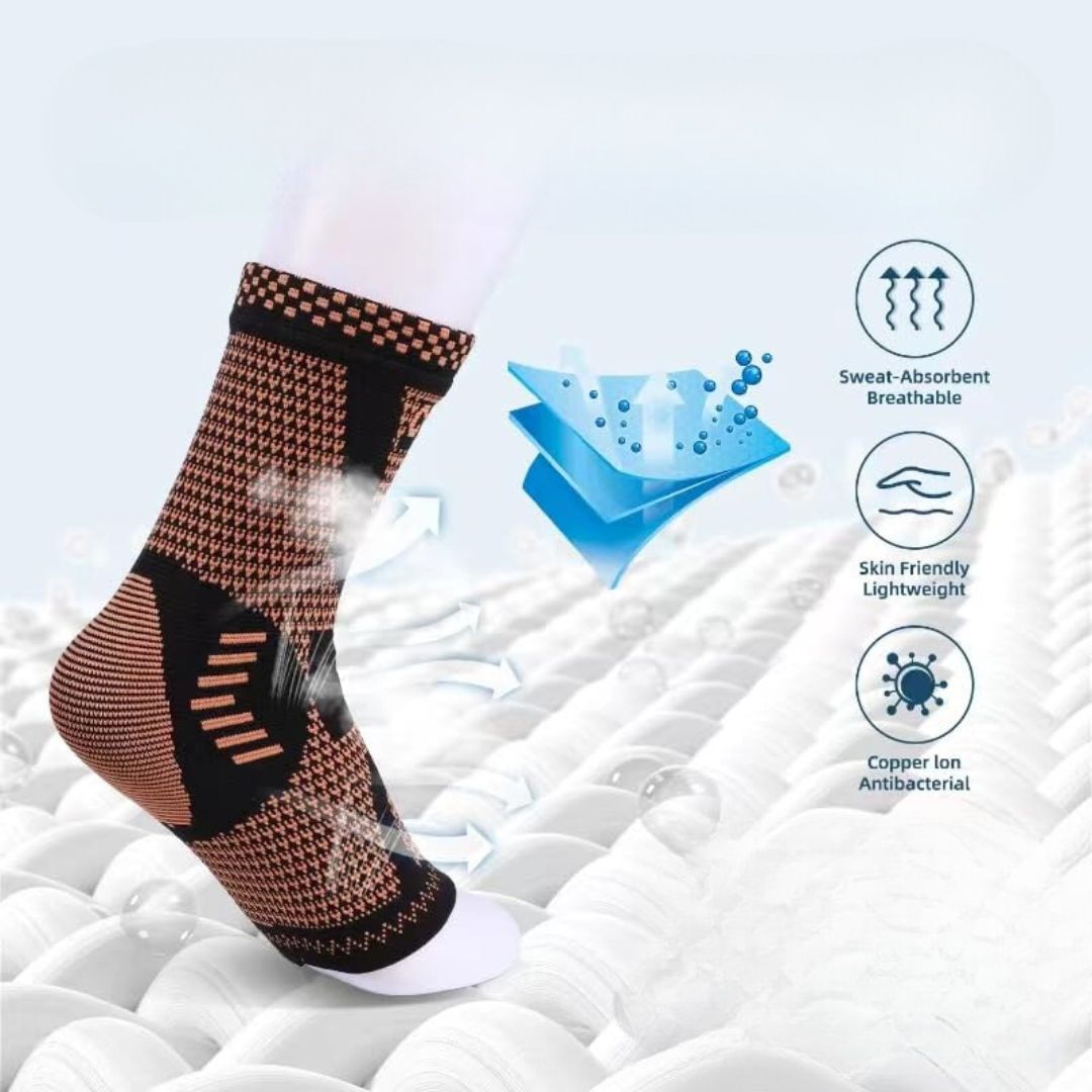 NeuroSocks™ Copper Infused Ankle Sleeve